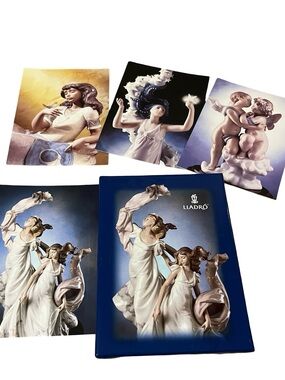 Lladro 16 Blank Greeting Card, Envelopes, Box- box of note cards